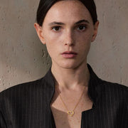 Élise Hollow Heart Necklace